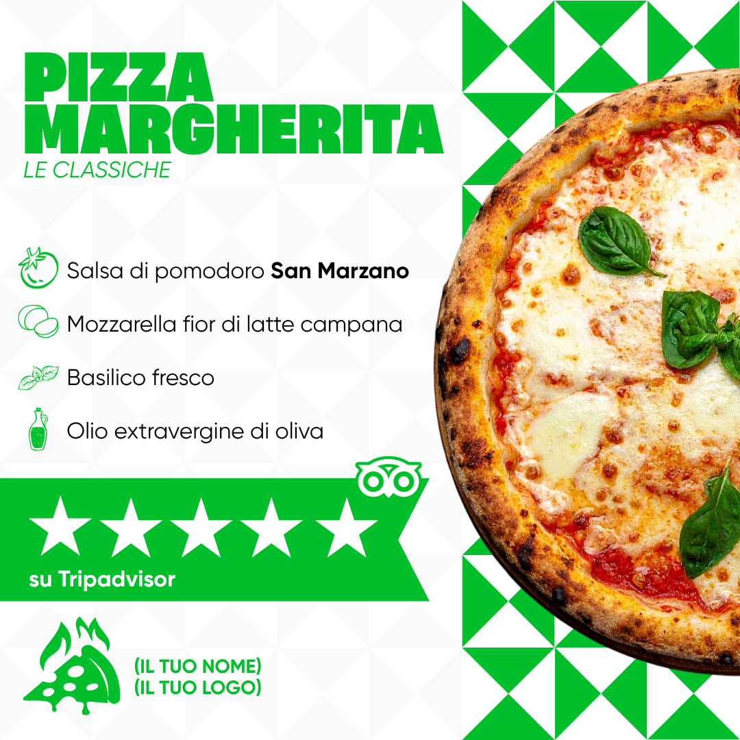 Esempio post Instagram per pizzeria